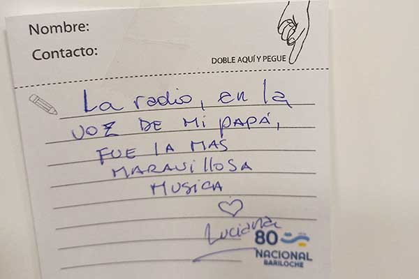 muestra radio nacional Bariloche